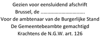 Voorbeeld afdruk