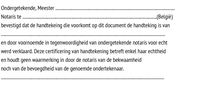 Voorbeeld afdruk