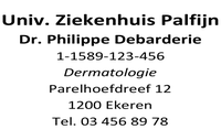Voorbeeld afdruk