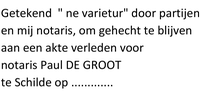 Voorbeeld afdruk