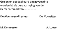 Voorbeeld afdruk
