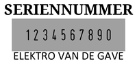 Voorbeeld afdruk