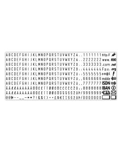 Combi-Logo Set TS 25 (voor DIY Printer Line/Classic 2360 Set)