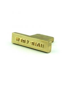 Brandplaat ALK 0 35x10 mm