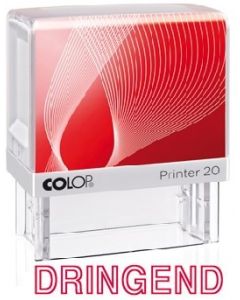 Formulestempel Colop Printer 20 Outline - DRINGEND